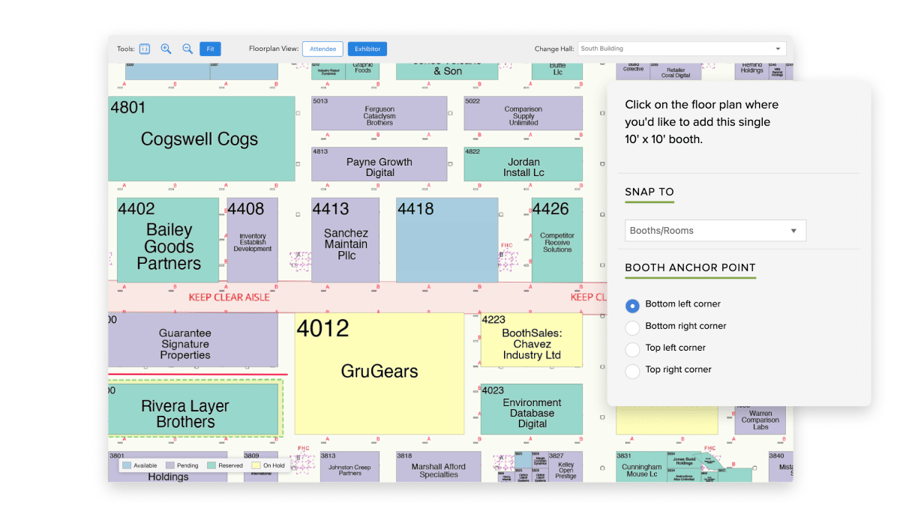 Build Accurate Trade Show and Expo Floor Plans without CAD