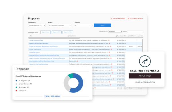 Conference Management Proposals