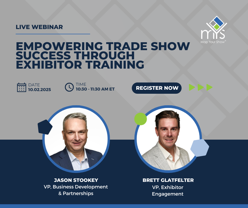 Train your exhibitors to empower trade show success webinar image